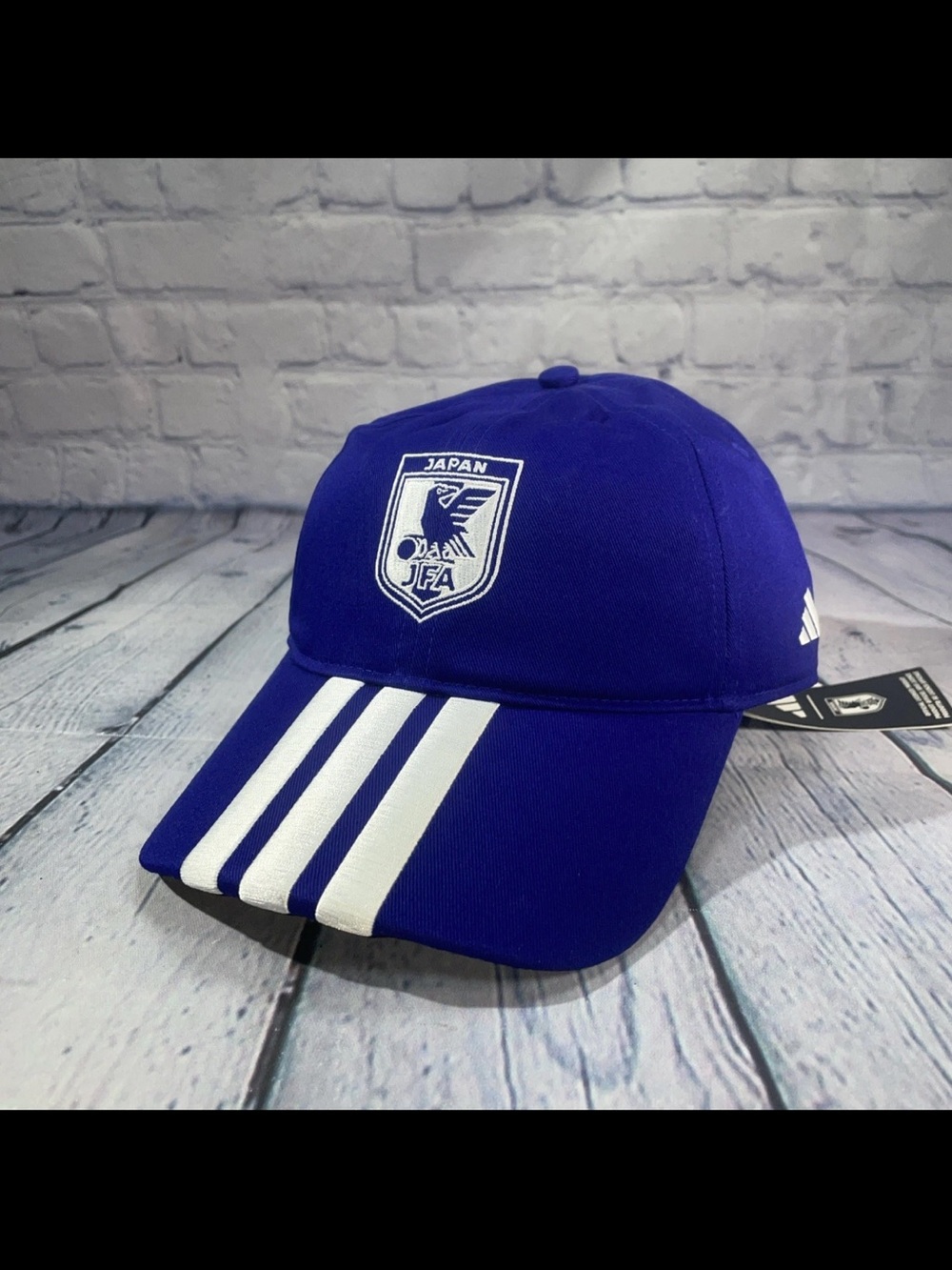 Adidas Japan 2026 National Soccer Team World Cup Strapback Cap Blue White KC0743